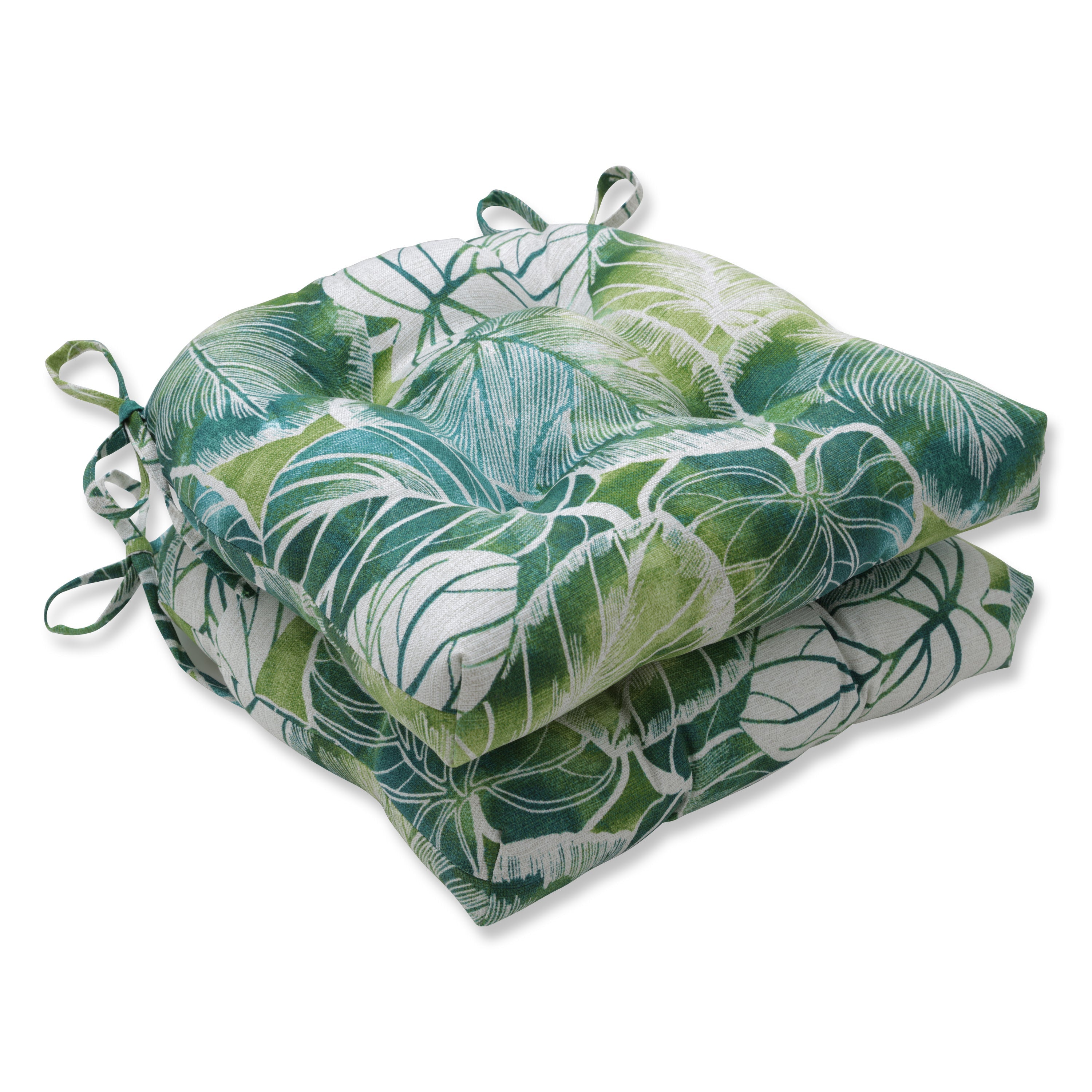 Key Cove Lagoon Reversible Chair Pad (Set Of 2)
