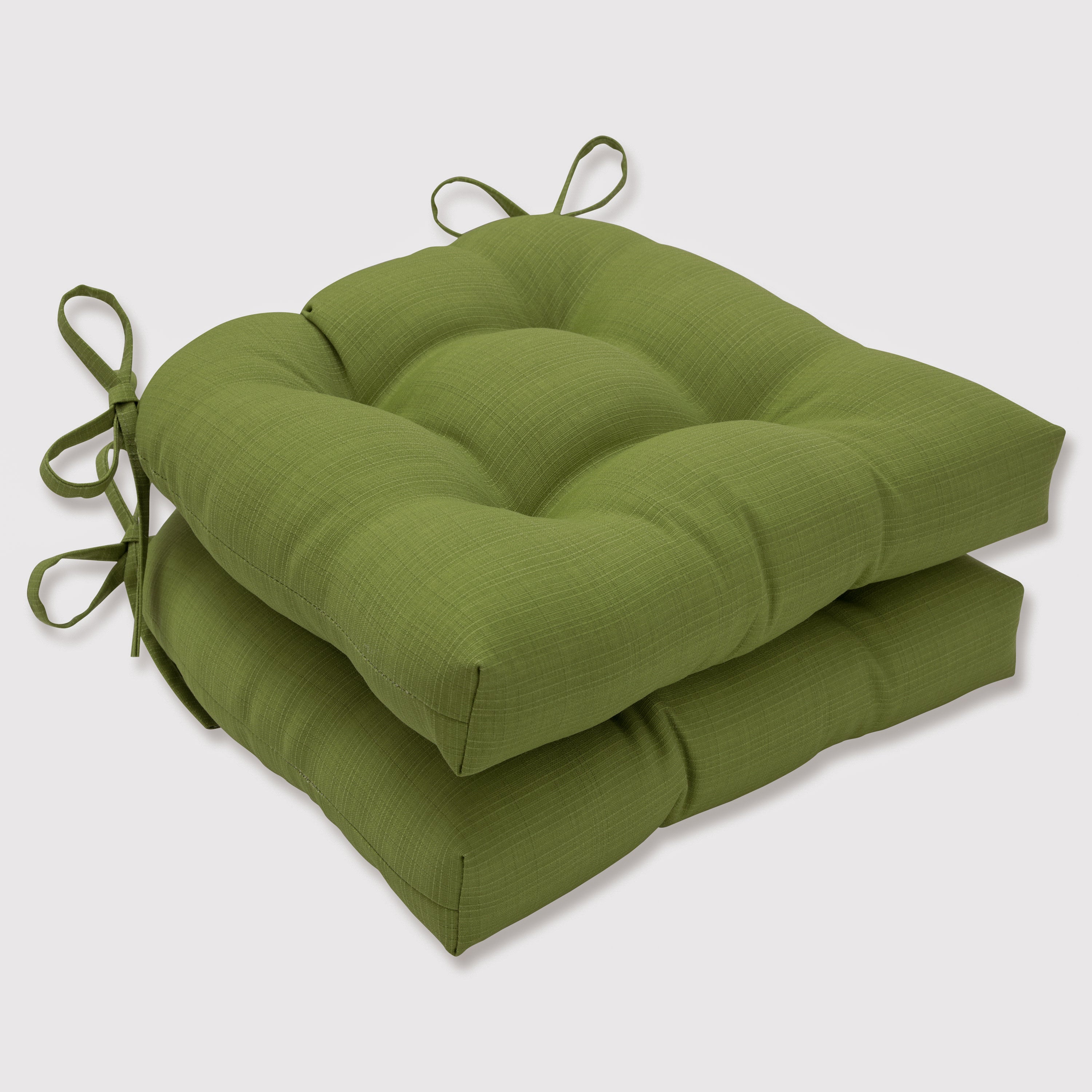 Outdoor/Indoor Forsyth Kiwi Deluxe Tufted Chairpad (Set of 2)