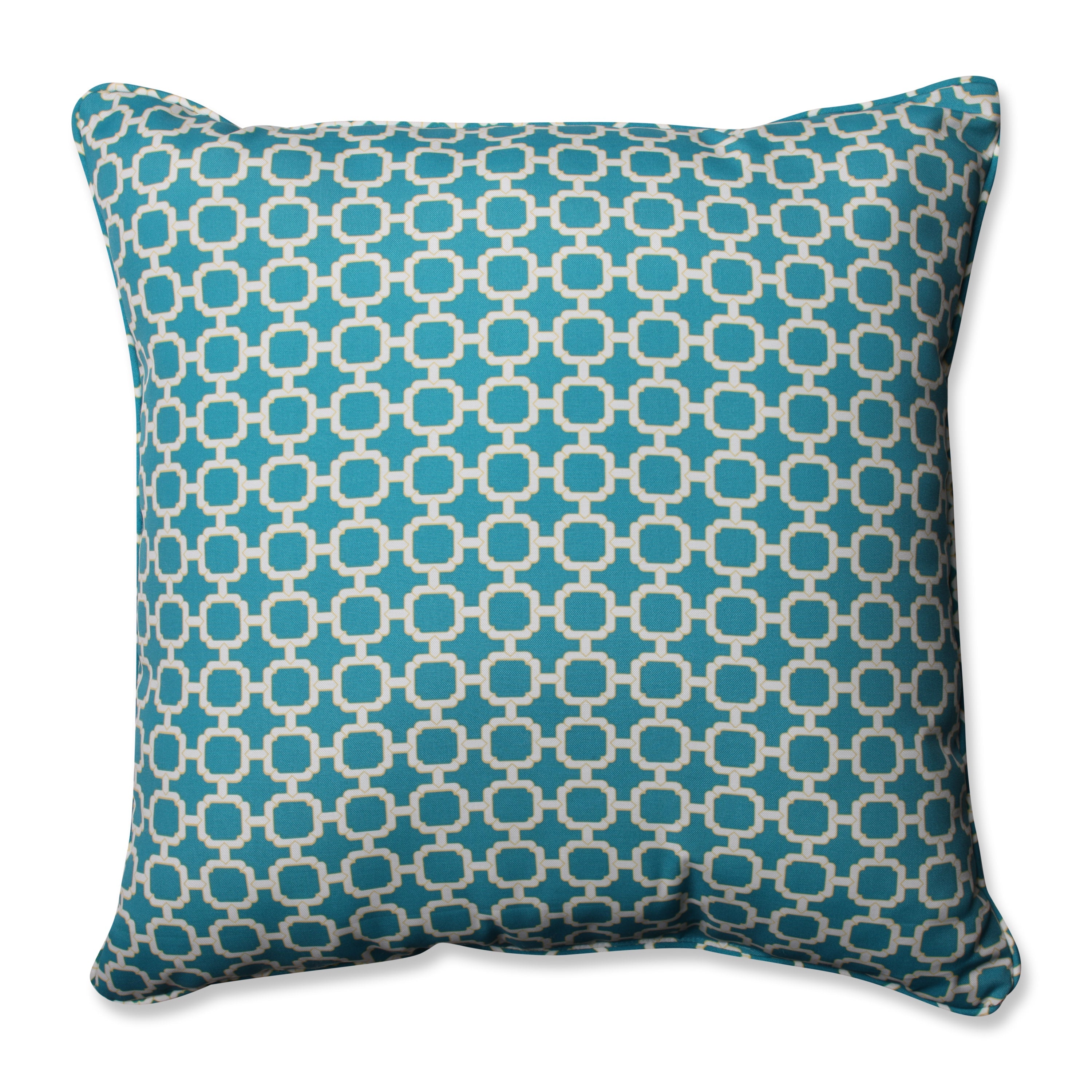 Hockley Teal 25-Inch Floor Pillow