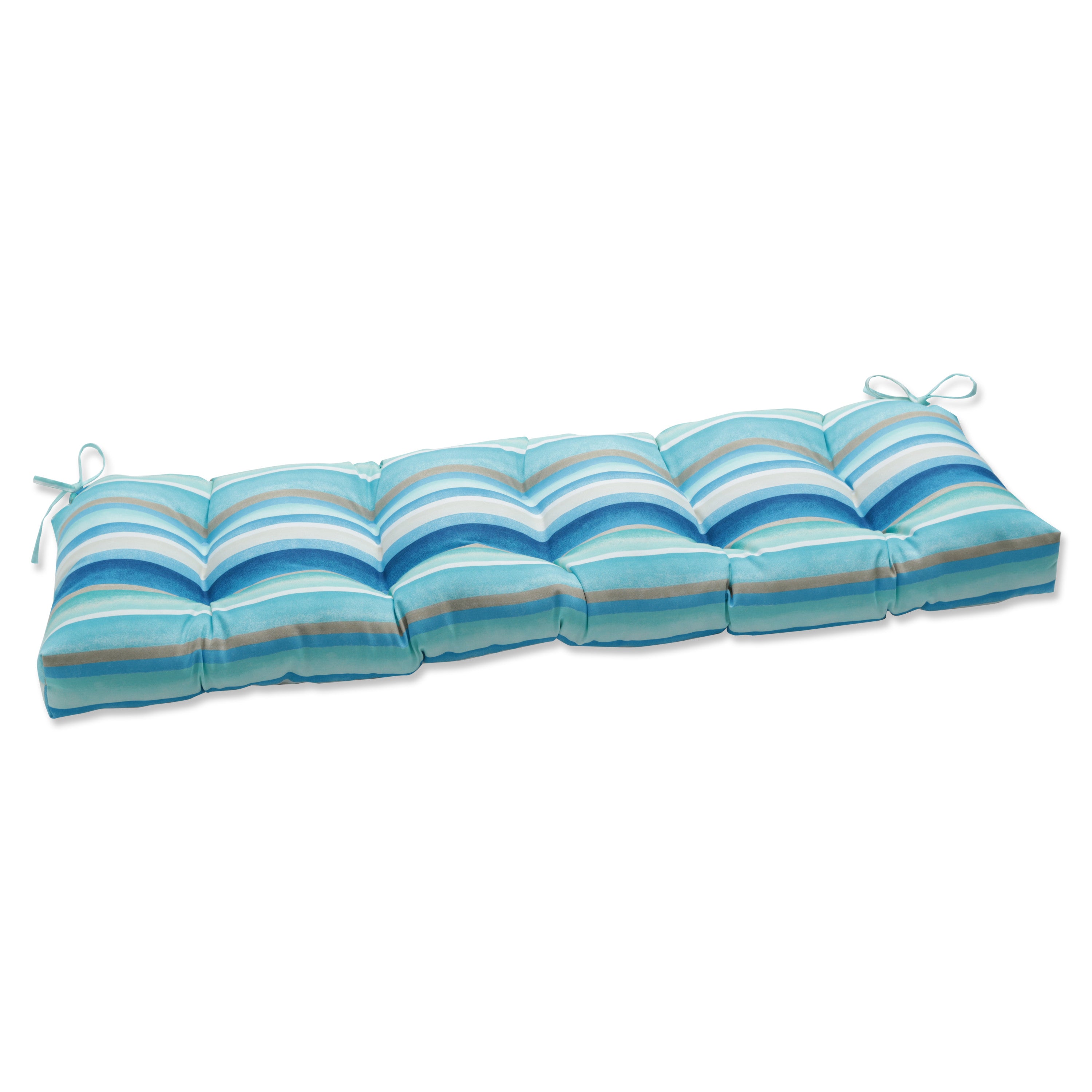 Dina Seaside Blue 56" Blown Bench