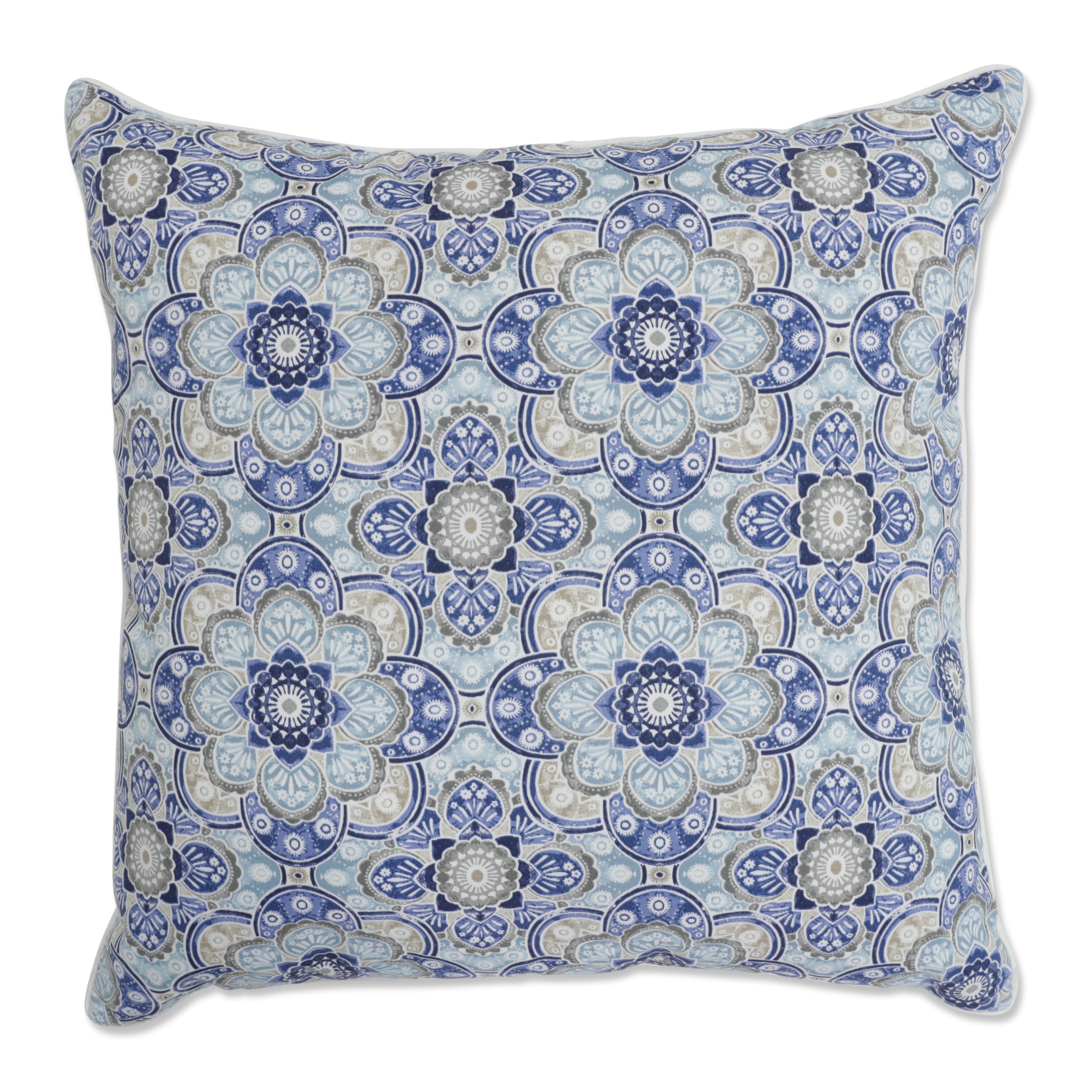 Keyzu Medallion Mariner 25-inch Floor Pillow