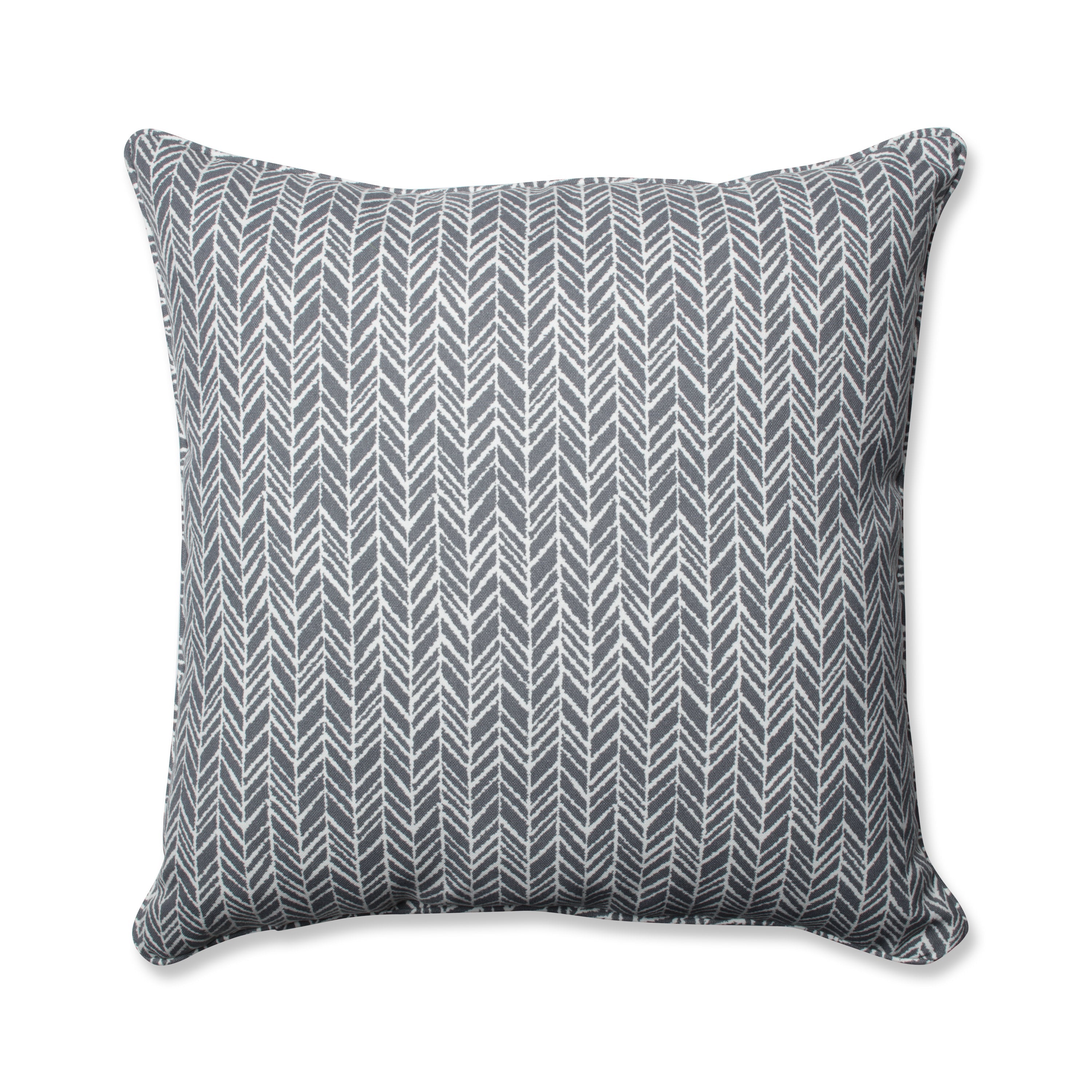Herringbone Slate 25-Inch Floor Pillow